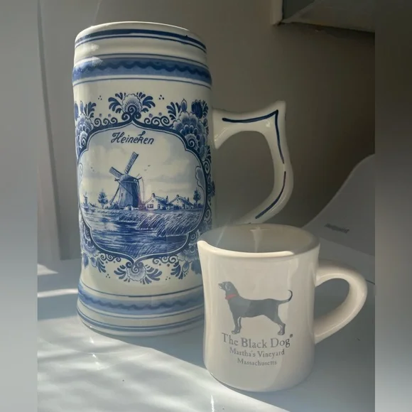 *RARE* Heineken 50th Anniversary Edition Delft Ceramic XL Beer Stein